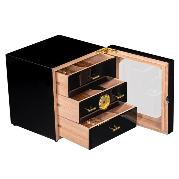 achat pas cher Marque Generique 3 Couche Boîte À Cigares En Bois De Cèdre Cave À Cigares Boîte De… 6