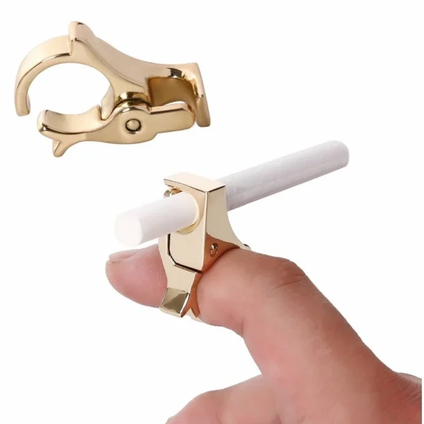 Marque Generique Porte-cigarette Cigarette Smoker Porte-main Pour Homme, Femme, Or Livraison rapide 4
