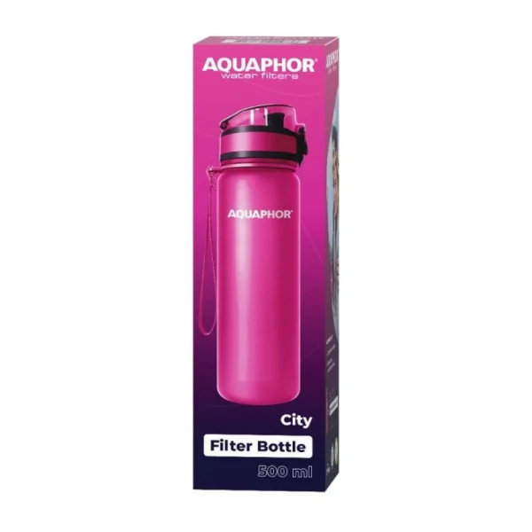 guranteed de qualité Inconnu Aquaphor City Rose Bouteille à Filtre, 500 Ml 1