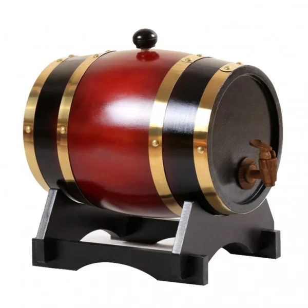 à prix réduits Marque Generique Baril De Vin En Chêne 3L / 1,5L Avec Base Pour Vin Whisky 3L Vin Roug… 1