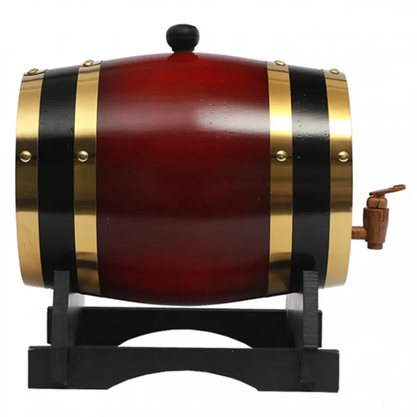 à prix réduits Marque Generique Baril De Vin En Chêne 3L / 1,5L Avec Base Pour Vin Whisky 3L Vin Roug… 6