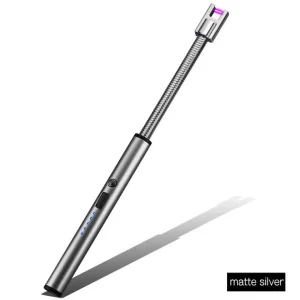 Marque Generique BBQ Bougie Briquet Électrique Rechargeable USB Long Briquet Flexible … Top ventes 11