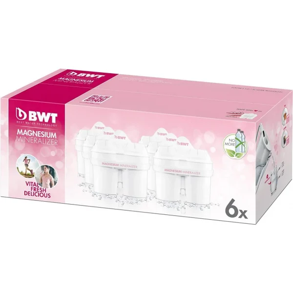 se précipiter pour acheter BWT 814136 Pack De 6 Cartouches Filtrantes Pour Eau Dur 3
