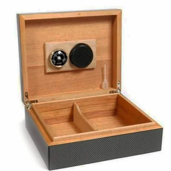Marque Generique Cave A Cigare Edition Limitée Carbone Humidor excellent qulity 4