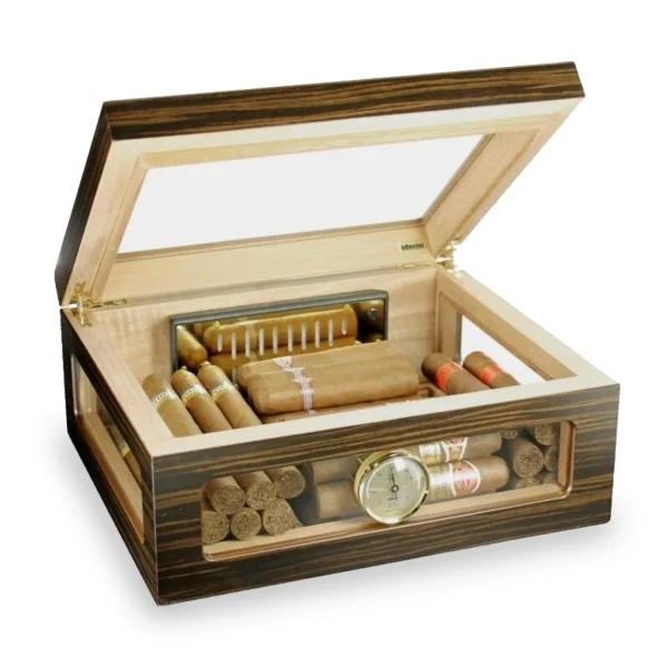 Various Cave à Cigare Vitrée Adorini Trévisio Vintage – Hygromètre – Humi… Acheter Maintenant 3