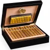 Meilleur Prix Cave ADORINI TORINO DeLuxe Bois De Cèdre Avec Hygromètre – 2 Sépara… 11