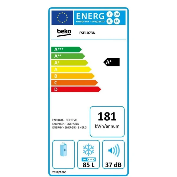 vente en ligne Congélateur Sous Plan 55cm 85l – Fse1073n – BEKO 4
