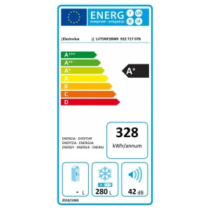 achetez ELECTROLUX LUT5NF28W0 – Congélateur Armoire – 280L – Froid No Frost -… 9