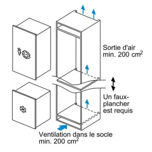 Congélateur Intégrable 72 L A++ – Giv11afe0 – BOSCH Livraison Standard/Rapide 15