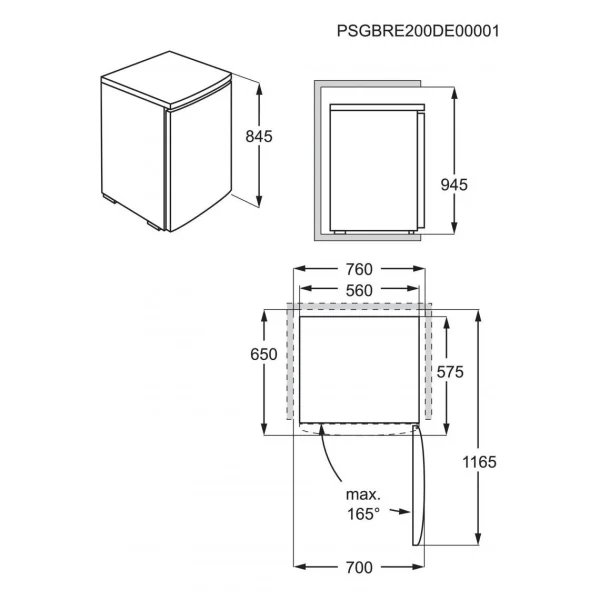 Congélateur Armoire Faure FYAN8FW0 Distributeur Officiel 6