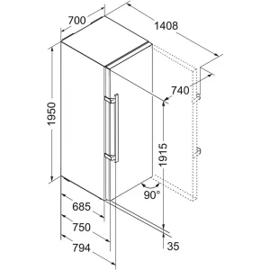 Congélateur Armoire Liebherr GNW2070 8 site pas cher 10