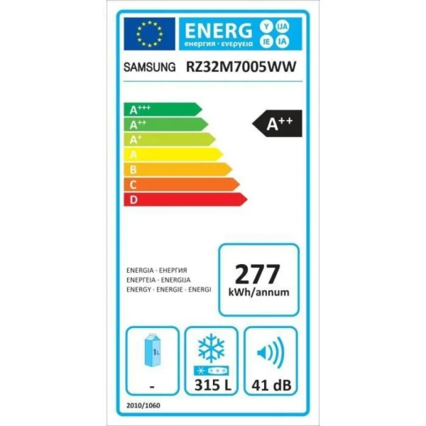 SAMSUNG RZ32M7005WW Congélateur 1 Porte – 315L – Froid Ventilé – 59,… grande promotion 6