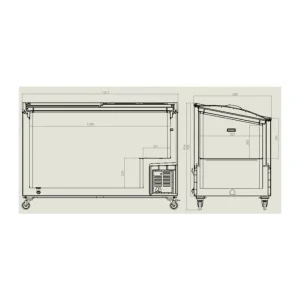 Congélateur Bahut Couvercle En Verre – 400 Litres – Combisteel – R600… Satisfait ou Remboursé 6