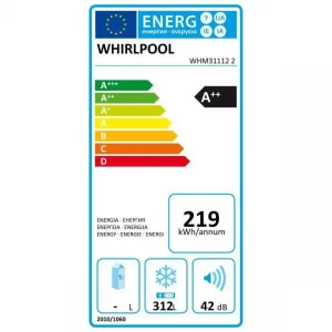 Congélateur Coffre 118cm 311l – Whm311122 – WHIRLPOOL nouvelle saison 6