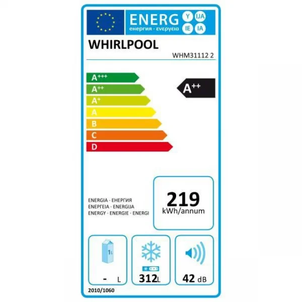 Congélateur Coffre 118cm 311l – Whm311122 – WHIRLPOOL nouvelle saison 3
