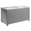 magasin pour Materiel Chr Pro Congélateur Coffre Aspect Inox Couvercle Vitré – 200 à 440 Litres -… 5