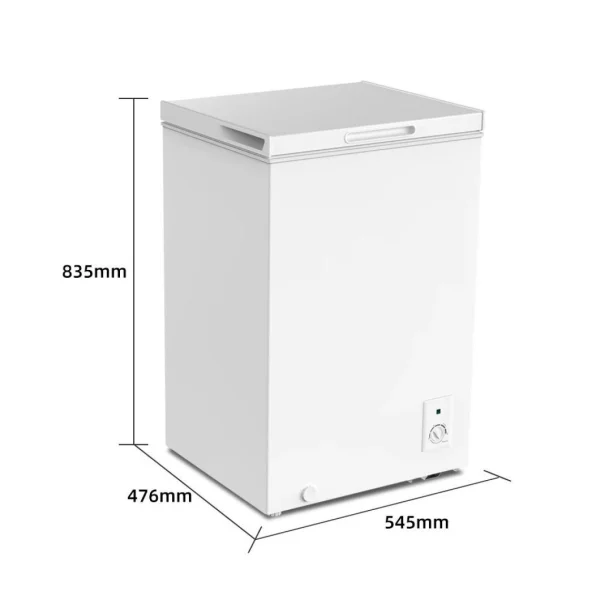 boutique paris Chiq Congélateur Horizontal 99 Litres Blanche – FCF98D 6