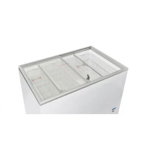vente chaude COOLHEAD Congélateur Vitré Professionnel Porte Coulissante – 300 Litres – Coo… 9