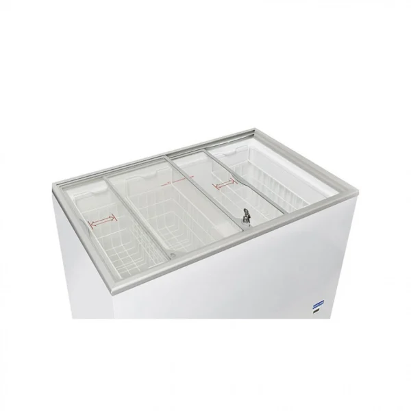 vente chaude COOLHEAD Congélateur Vitré Professionnel Porte Coulissante – 300 Litres – Coo… 3