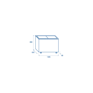 vente chaude COOLHEAD Congélateur Vitré Professionnel Porte Coulissante – 300 Litres – Coo… 15