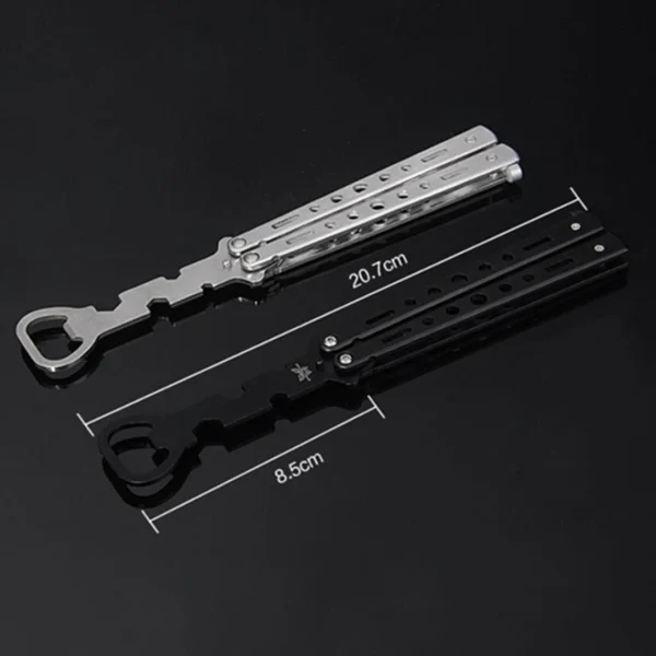 Marque Generique Couteau Papillon Multitool Ouvre-bouteille Papillon Barman Fournitures… soldes luxe 5