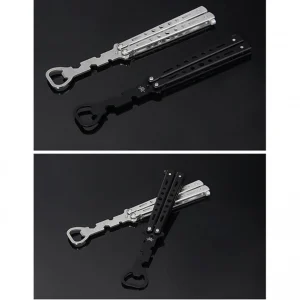 Marque Generique Couteau Papillon Multitool Ouvre-bouteille Papillon Barman Fournitures… soldes luxe 15
