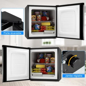 Costway Mini Congélateur Vertical Capacité 31,1 L Porte Réversible En Acier… achetez pas cher 15