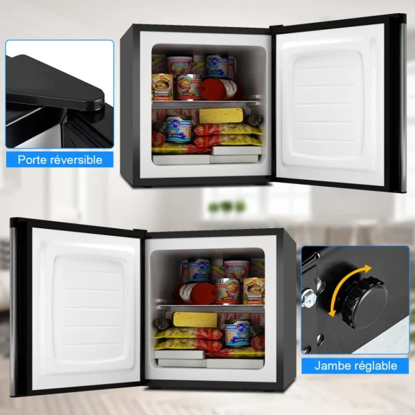 Costway Mini Congélateur Vertical Capacité 31,1 L Porte Réversible En Acier… achetez pas cher 6