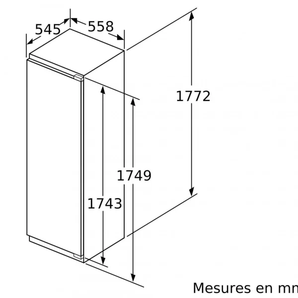vente pas cher Congélateur Intégrable à Pantographe 212l – Gi7813cf0 – NEFF 4