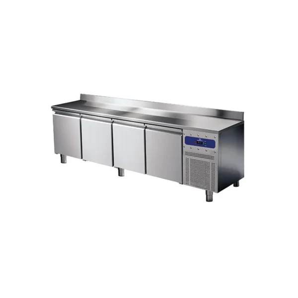 Materiel Chr Pro Table Réfrigérée 600 Mm Avec 4 Portes Et Dosseret, -2°/+8°C – Vir… Satisfait ou Remboursé 1