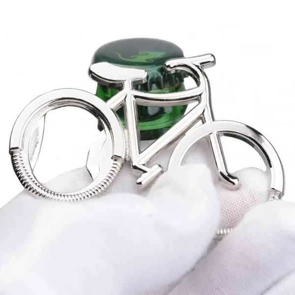 Marque Generique Tire Bouchon Ouvre Bouteille De Vin Bière Wine Porte-clé Motif Vélo a Prix Discount 5