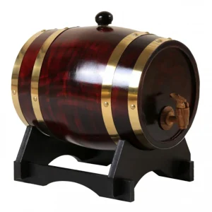 Top ventes Marque Generique Tonneau à Vin En Chêne 3L / 1,5L Avec Base Pour Vin Whisky 1,5L Retr… 9