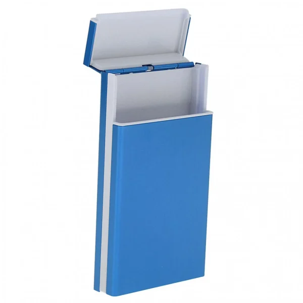 Marque Generique Étui à Cigarettes Automatique Avec Porte-cigarettes 20 Bleu Couleurs variées 6