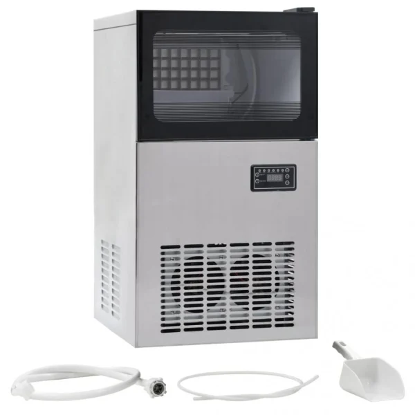 haute qualité VidaXL Appareil à Glaçons 420 W Noir 45 Kg / 24 H 1
