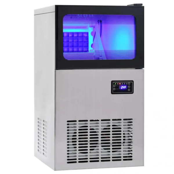 haute qualité VidaXL Appareil à Glaçons 420 W Noir 45 Kg / 24 H 6